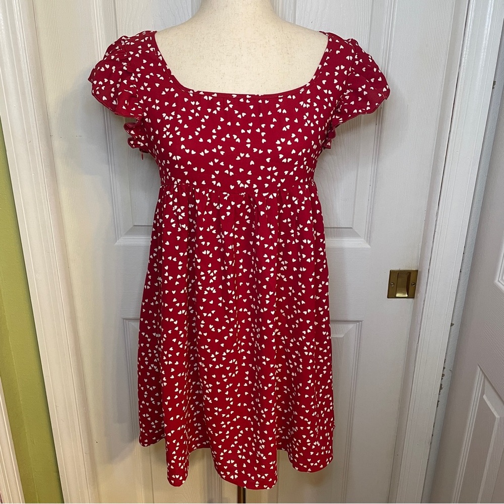 Heart print dress ❤️